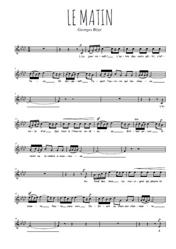 Le matin de Bizet